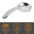 thumbnail image 3 of Romantic Automatic Magic 7 Color 5 LED Lights Handing Rainfall Shower Head Single  Head RC-9816 For Water Bath Bathroom, 3 of 7