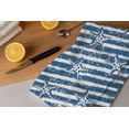 thumbnail image 3 of Eveokoki 2 Pcs Beach Kitchen Towels Underwater Starfish Dish Towel Set Ocean Animal Themed Hand Towels Soft Dish Towels for Kitchen Decorative Absorbent Tea Towels for Bathroom, 3 of 5