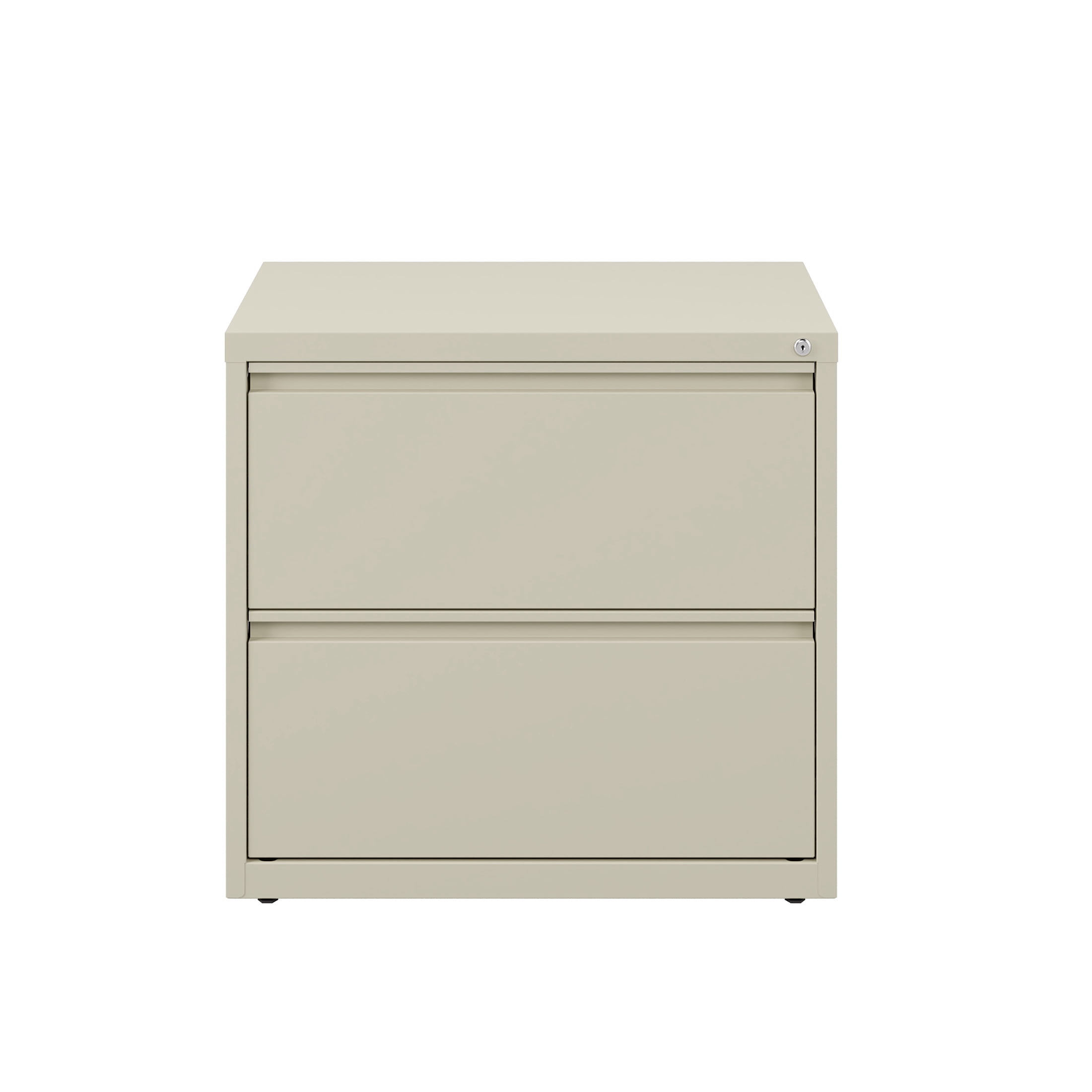 Hirsh 30 inch Wide 2 Drawer Metal Lateral File Cabinet for Home and Office, Holds Letter, Legal and A4 Hanging Folders, Putty