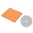 thumbnail image 1 of CD DVD Stabilizer Carbon Fiber 0.2mm Tuning Mat Disc Stabilizer Eliminate Static Vibration Sound Quality Upgrade Compatible All CD Players, 1 of 7
