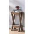 thumbnail image 1 of Sintechno  Artistic Plant Stand with Shelf, Hazelnut, 1 of 1