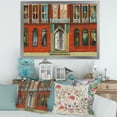 thumbnail image 3 of Designart 'Vintage Red Facade of Shop In Paris II' French Country Framed Art Print, 3 of 4