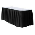 thumbnail image 1 of KS Linens Polyester Table Skirt 21 Feet (Black), 1 of 3