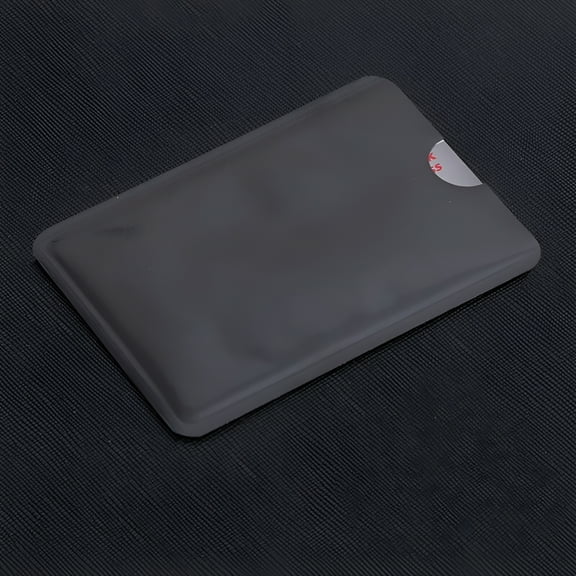GJX Shielding Signal Aluminum Foil Card Anti-Theft RFID Card Read proof Wallet Cover Anti Scan RFID Blocking Sleeve ID Card Protector Blocker Anti-Scan Card Sleeve For Credit Card Passport -10PCS