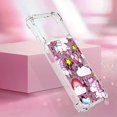 thumbnail image 5 of Phone Case for Xiaomi Poco X4 Pro 5G,Crystal Bling Quicksand Effect TPU Bumper Case with Four Corners Drop Protection Cover for Xiaomi Poco X4 Pro 5G,YBDT Pink Horse, 5 of 6