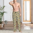 thumbnail image 2 of Haiem African bush elephant Pattern Men's Pajama Pants Ultra Lightweight Pjs Bottoms Sleepwear Bottom Pants With Pocket Drawstring-Medium, 2 of 6