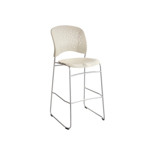 Safco Reve Bistro-Height Round Back - Chaise - Plastique - latte