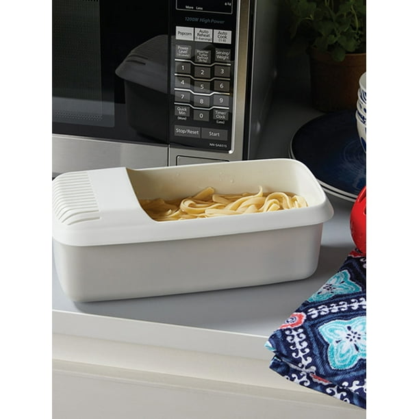 Microwave Steamer Bowls Pasta Coor With Straining System Microwaveable