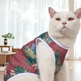 thumbnail image 5 of Floral Printing Pet Vest Round Collar Sleeveless - Smooth Fashion Tops for Summer, 5 of 8