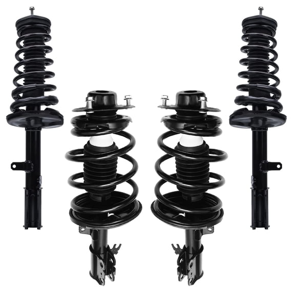 Detroit Axle - 4pc Struts for Toyota Camry Avalon Solara Lexus ES300, 4 Front and Rear Struts & Coil Springs Assembly Replacement