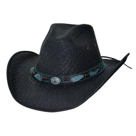 New Bullhide Serenade Buffalo Leather Cowboy Hat