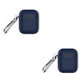 thumbnail image 2 of Kearding Estuche para auriculares Fibra de carbono Auriculares Bluetooth Funda protectora de silicona Reemplazo para 1 2 Type4 NO4, 2 of 6