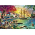 thumbnail image 2 of Beautiful Sunset in the Town 2000 Piece Jigsaw Puzzle, 2 of 7