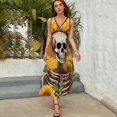 thumbnail image 5 of Flower Cluster Skull Vestido Sin Mangas , Vestidos De Lujo Para Ocasiones Oficiales, 5 of 5