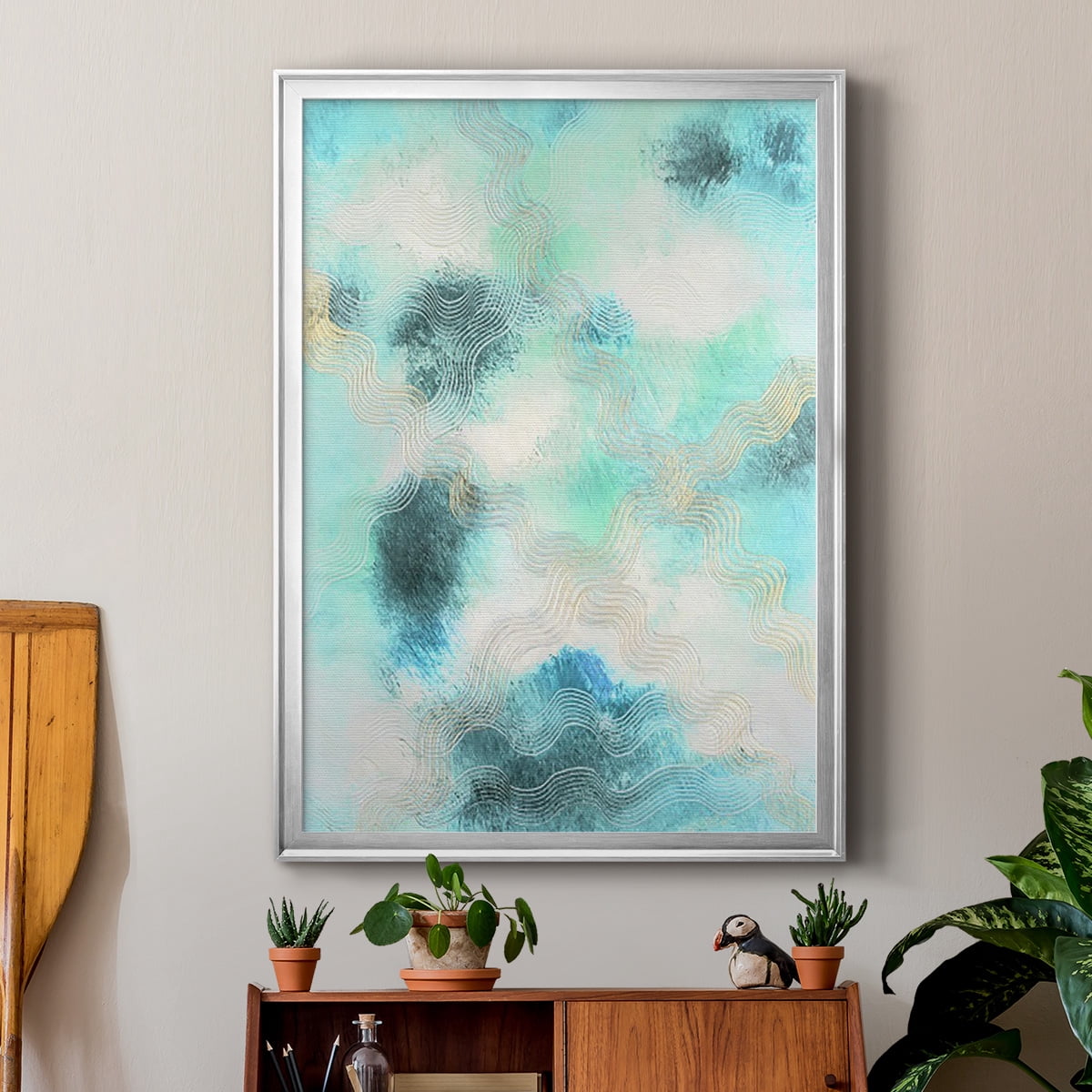 Blue Shift I Premium Framed Print, in Gold, Black, or Silver - Ready to Hang