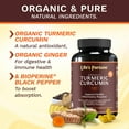 thumbnail image 4 of Life's Fortune Turmeric Curcumin Dietary Supplement, Antioxidant, Immune, Liver Health, 90 Cap, 4 of 6