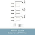 thumbnail image 6 of Chelsea 48-86 in. Decorative Curtain Rod & Holdback Set, 5/8 in. Diameter, 6 of 6