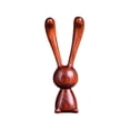 thumbnail image 2 of Rewenti Long-Eared Rabbits Massage Ornament Home Wooden Massage Tool For Body Acupoints And Head Meridians Personalized RabbitShaped Nasal Scraper, 2 of 7