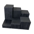 thumbnail image 2 of 6 elevadores cuadrados de madera para almacenamiento, organizador de perfumes, soporte para cupcakes, para colecciones, joyas, maquillaje y juguetes. Negro, 2 of 7