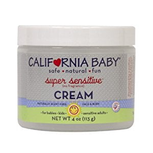 California Baby Super Sensitive (sans parfum) Crème - 4 oz