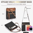 thumbnail image 2 of Crossbody Bags Purses for Women Trendy Soft Leather Shoulder Handbags with Adjustable Strap Zipper Pocket Medium, 2 of 7