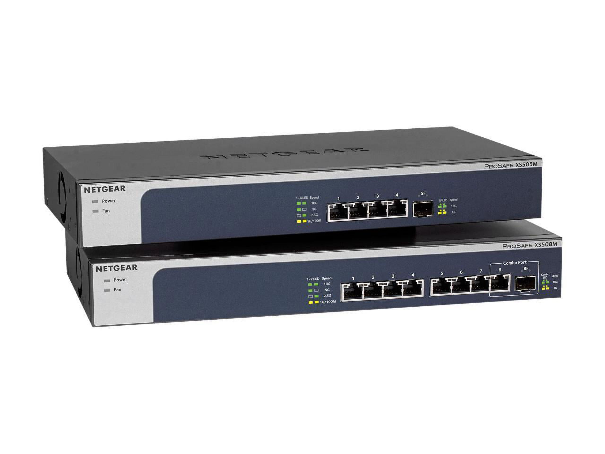 NETGEAR 5-Port 10G Multi-Gigabit Ethernet Unmanaged Switch (XS505M) - image 5 of 5