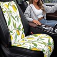 thumbnail image 4 of CHAQLIN Lemons Pattern Breathable Seat Protector, Washable Polyester Car Seat Cushion Covers 2 Pcs Padded Car Front Seat Covers for Most Cars, 4 of 7