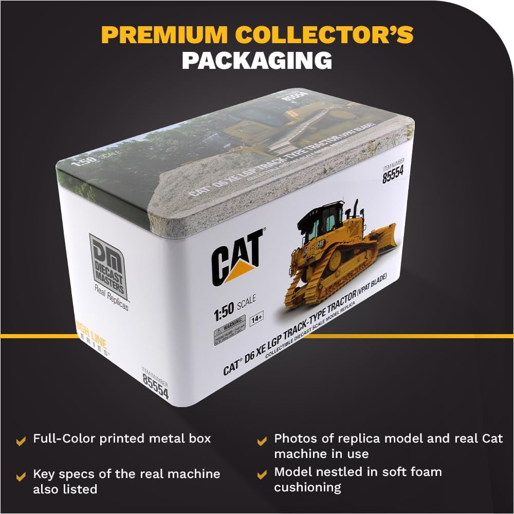 Diecast Masters Caterpillar D6 XE LGP Tractor 85554 - Walmart.com