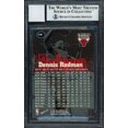 thumbnail image 2 of Dennis Rodman Autographed 1997-98 Skybox Premium Card #119 Chicago Bulls Auto Grade 10 Beckett BAS #12518946, 2 of 2
