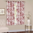 thumbnail image 2 of Collections Etc Tranquil Trees Insulated Curtain Panel Burgundy 50" x 84", 2 of 2