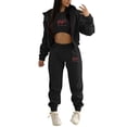 thumbnail image 2 of Awdenio Womens Fall Fashion 2024 Christmas Printing Long Sleeve Hoodies Sweaters Vest Sweatpants 3 Pieces Valentine's Day, 2 of 5