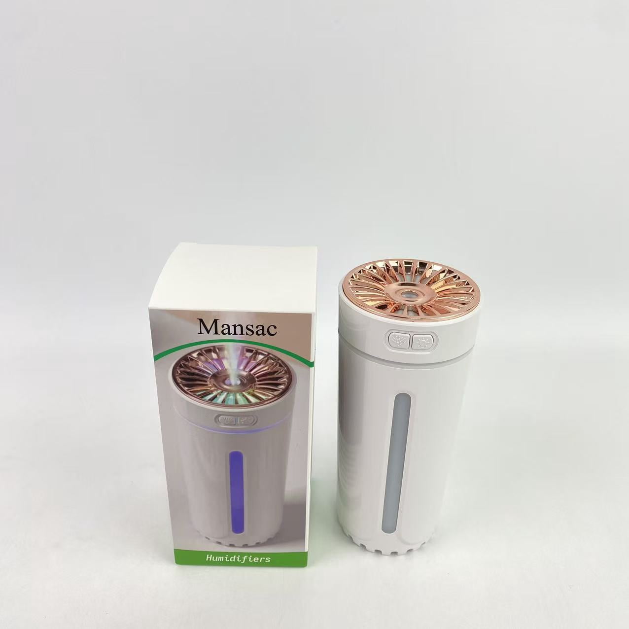 Mansac Humidifiers,Smart Humidifiers for Large Room Bedroom, 3 Speed Humidistat, Timer, White