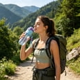 thumbnail image 5 of Jubipavy 21oz Exquisite Straight Drink Sports Plastic Water Bottle, Lightweight Leakproof Portable Daily Drinking Cup for Outdoor Fitness, 5 of 5