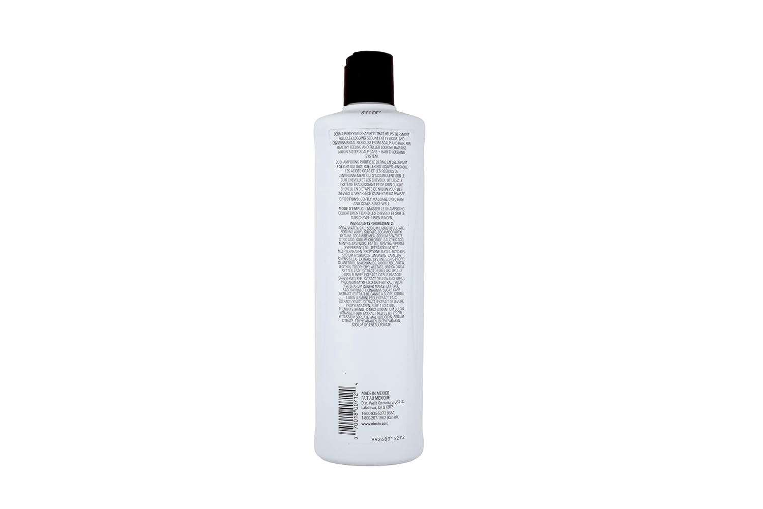 Nioxin System 2 Shampoo For Fine Hair Noticeably Thinning Nioxin, 16.9 Oz