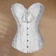 thumbnail image 3 of Corsé con ribete de encaje floral Sunnimix Top Gothic Blanco XL, 3 of 7