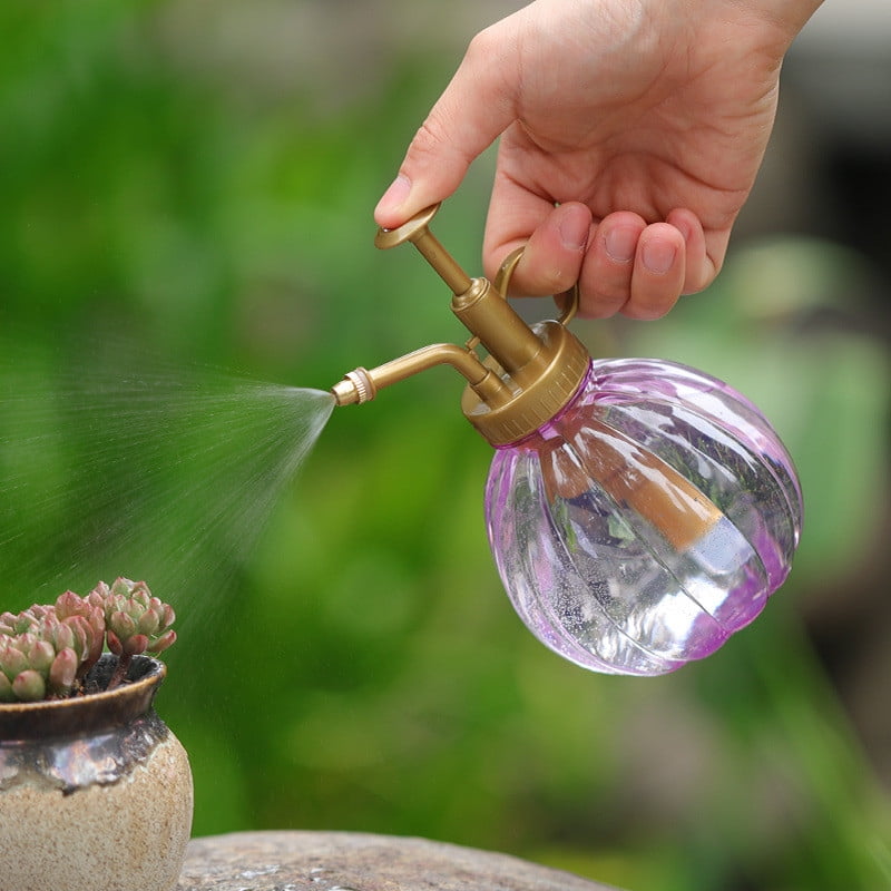 300ml Copper Plant Flower Watering Can Pot Spray Bottle Garden Mister Sprayer US 