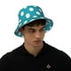 thumbnail image 4 of Balery Sky Blue And White Polka Dot Sombreros para el sol para hombre y mujer, sombrero de pescador con UPF 50+, 4 of 6
