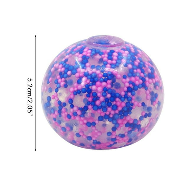 Children Decompression Pinching Ball Toy Water Beads Ball Squeeze Ball Toys Children Decompression Pinching Ball Toy Transparent Water Beads Ball Sensory Squeeze Ball Toys