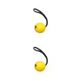 thumbnail image 2 of Methold Juguetes para masticar Correa de bola Cuerda Herramientas de dispensación de entrenamiento Suministros de búsqueda interactivos Accesorios de 7cm amarillo 2piezas Methold CBP383447, 2 of 5