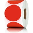 thumbnail image 1 of GHSDFBB Lot de 600 Autocollants Ronds à Pois Colorés (2u201c, Rouge), 1 of 7