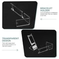 thumbnail image 6 of FENGGUIQU Set of 10 Clear Plastic Watch Display Stands for Photography and Retail Showcasing, Transparent Design, 6 of 8
