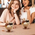 thumbnail image 6 of Ice Cream Bowls, Stainless Steel Dessert Cups, Stainless Steel Pedestal Dessert Bowl, Footed Cocktail Serving Bowl, Metal Rustproof Food Grade Cups, Easy Clean Ice Cream Cups 1Pcs, 6 of 9