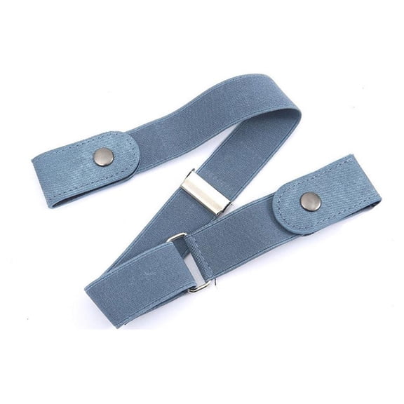 Fabric Adjustable Elastic Waist Band Invisible Belt for Trousers and Skirts, Buckle-Free Design