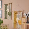 thumbnail image 3 of Macrame Wall Hurrican Large 40x60 Cm, Handmade Macrame Decorations (green), 3 of 5