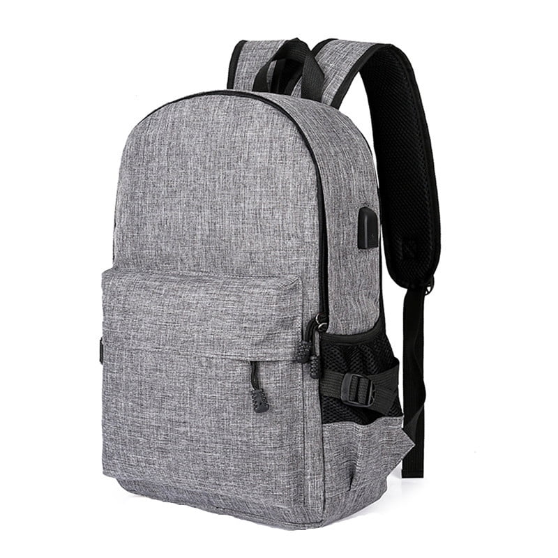 Fashion Men Women Anti-Theft Travel Backpack USB Port Shoulder Laptop School Bag