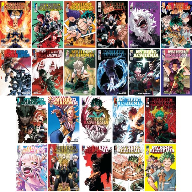 Set de manga My Hero Academia volúmenes 21-42, 22 libros