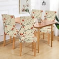 thumbnail image 2 of Yayeee 2 Pack Dining Chair Covers Stretch Parson Chairs Slipcovers Seat Protector, Red Floral Pattern, 2 of 6