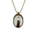 thumbnail image 1 of La pintura China belleza garzas Collar Colgante Vintage de bronce antiguo de joyeria de lujo de regalo Unbranded  M, 1 of 3