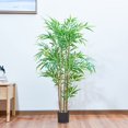 thumbnail image 2 of Maydear Artificial Bamboo in Pot Faux Houseplant, for Indoor Outdoor House Home Office Garden Modern Decoration Housewarming Gift, 51”, 2 Pack, 2 of 3
