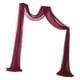 thumbnail image 1 of Guirnalda de arco para boda, reutilizable, resistente a las arrugas, de 6 yardas, para ceremonia y recepción 1x Vino Tinto, 1 of 9